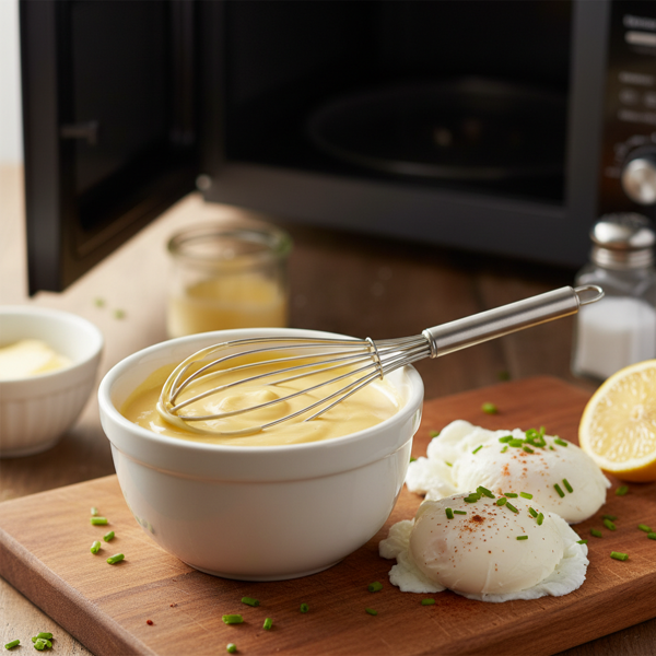 Quick & Creamy Microwave Hollandaise recipe