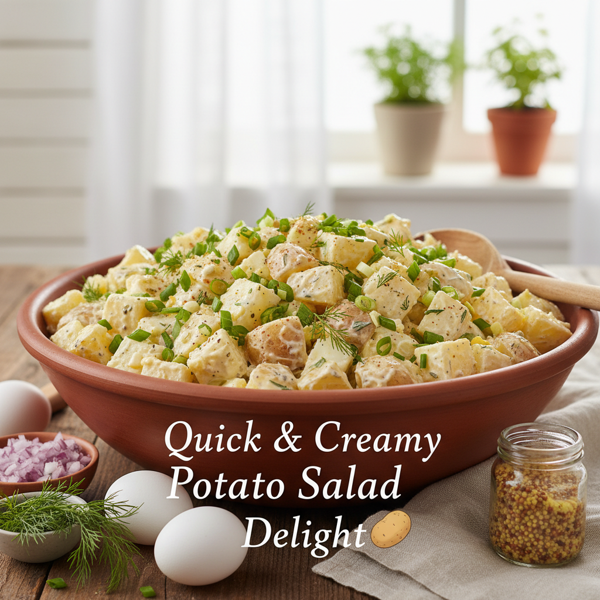 Quick & Creamy Potato Salad Delight recipe