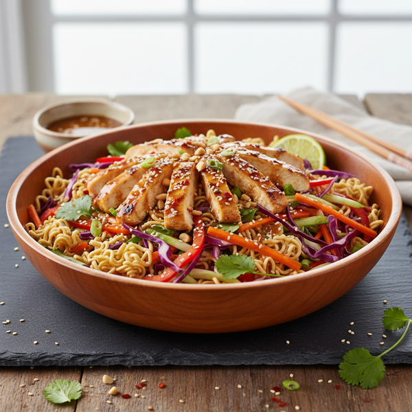 Quick & Crunchy Ramen Salad with Asian Flair recipe