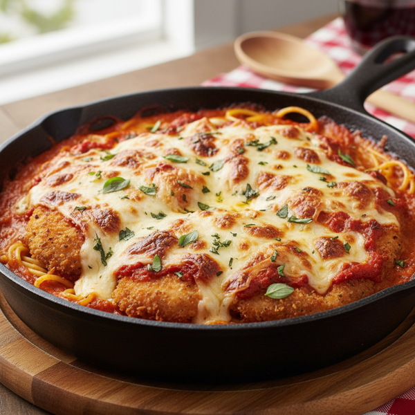 Quick & Delicious Chicken Parmesan Bake recipe
