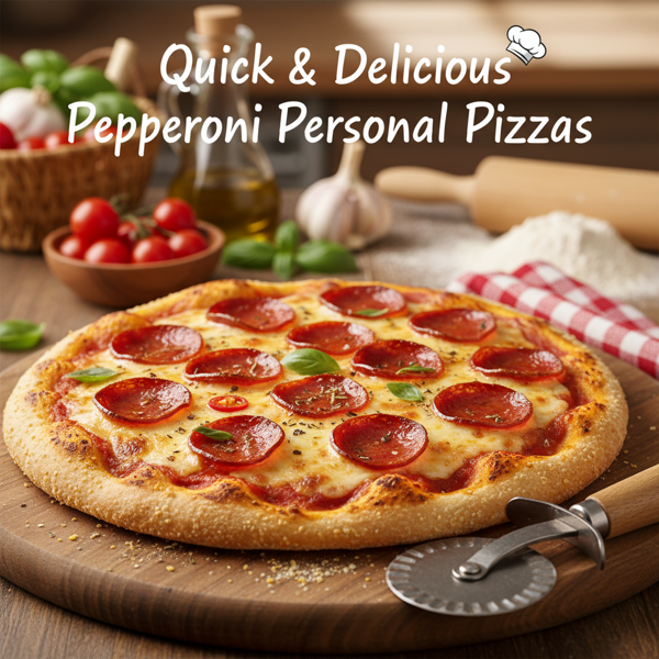 Quick & Delicious Pepperoni Personal Pizzas recipe