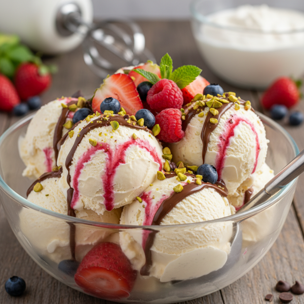 Quick & Easy Homemade Ice Cream recipe