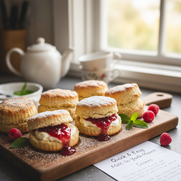 Quick & Easy Melt-In-Your-Mouth Scones recipe