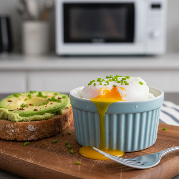 Quick & Easy Microwave Poached Egg recipe