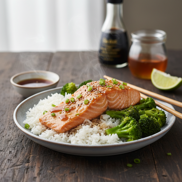 Quick & Flavorful Honey Soy Glazed Salmon recipe