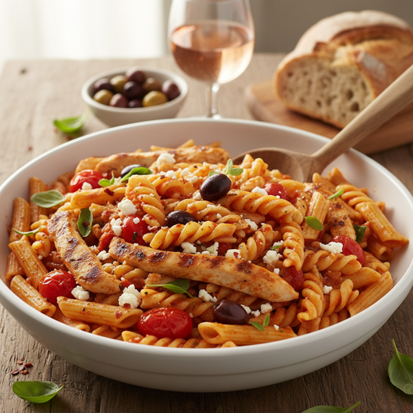 Quick & Flavorful Mediterranean Penne recipe