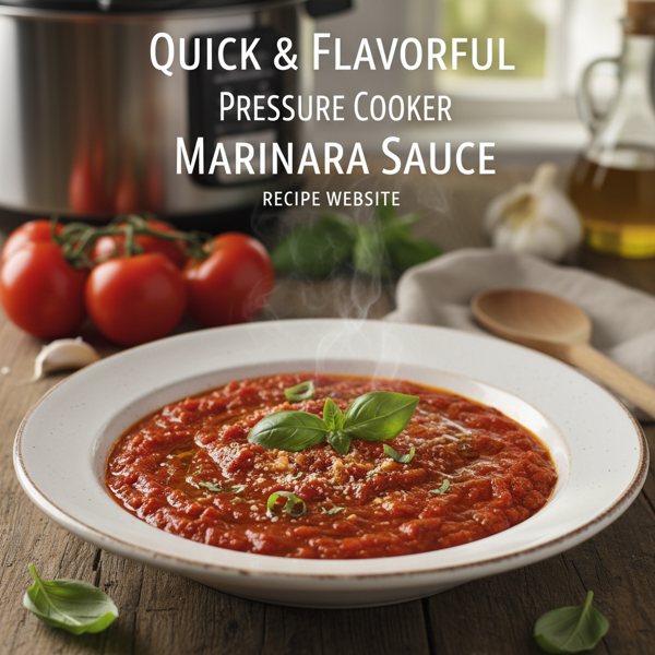 Quick & Flavorful Pressure Cooker Marinara Sauce recipe