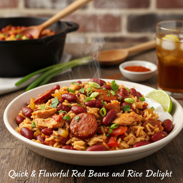 Quick & Flavorful Red Beans and Rice Delight recipe