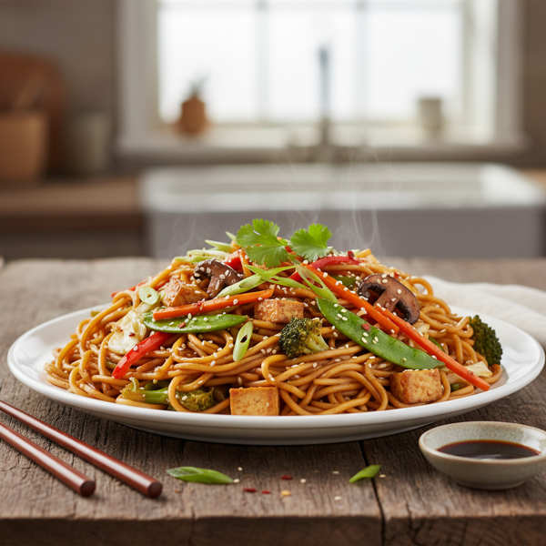 Quick & Flavorful Vegetable Chow Mein recipe