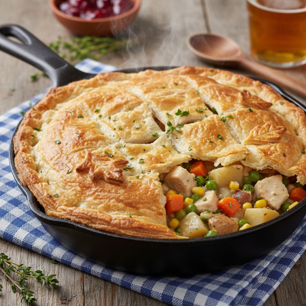 Quick & Hearty Chicken Pot Pie recipe
