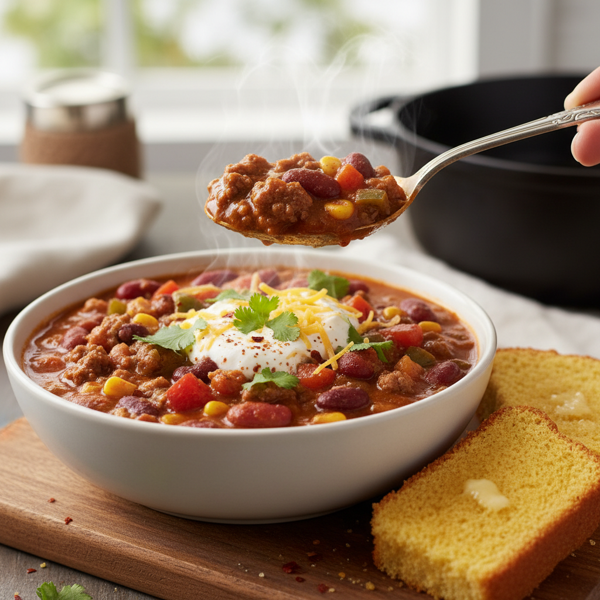 Quick & Hearty Chili Delight recipe