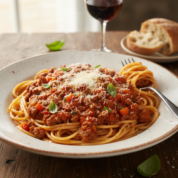 Quick & Savory Spaghetti Bolognese recipe