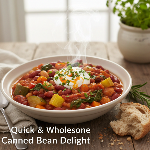 Quick & Wholesome Canned Bean Delight recipe