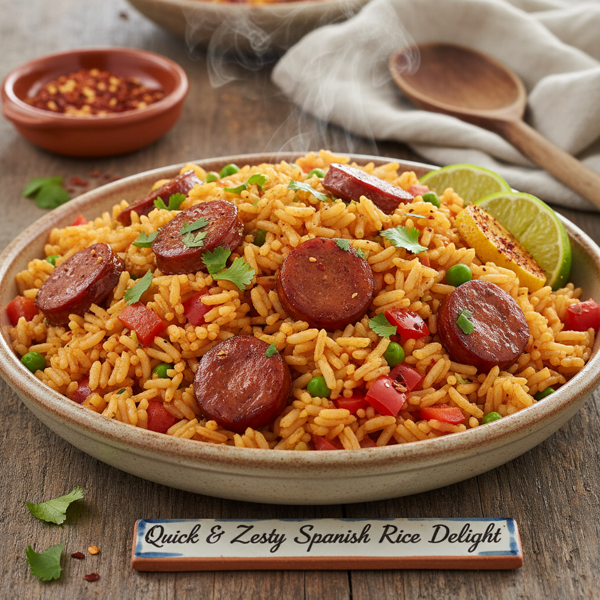 Quick & Zesty Spanish Rice Delight recipe