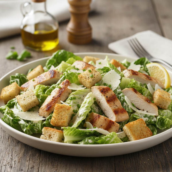 Quick and Creamy Chicken Caesar Salad Delight recipe