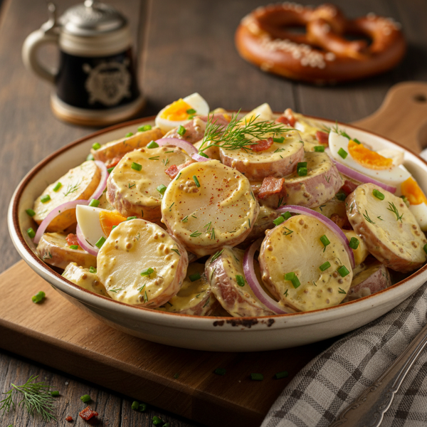 Quick and Creamy German-Style Potato Salad recipe