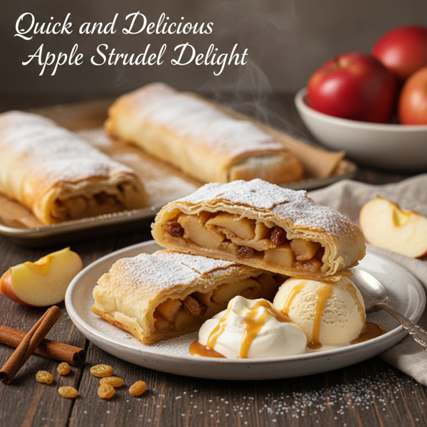 Quick and Delicious Apple Strudel Delight recipe