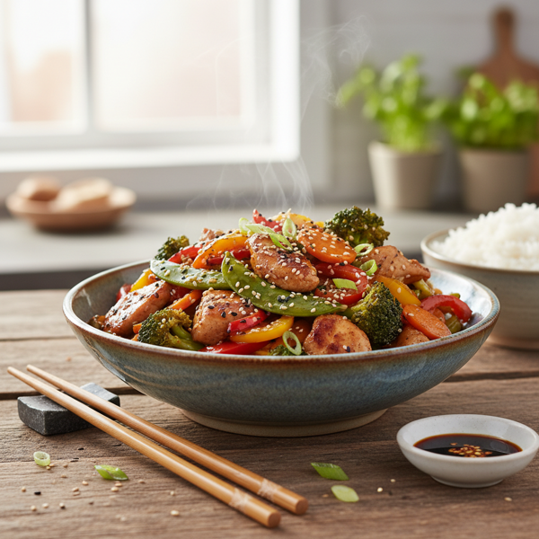 Quick and Easy Chicken Stir-Fry Delight recipe