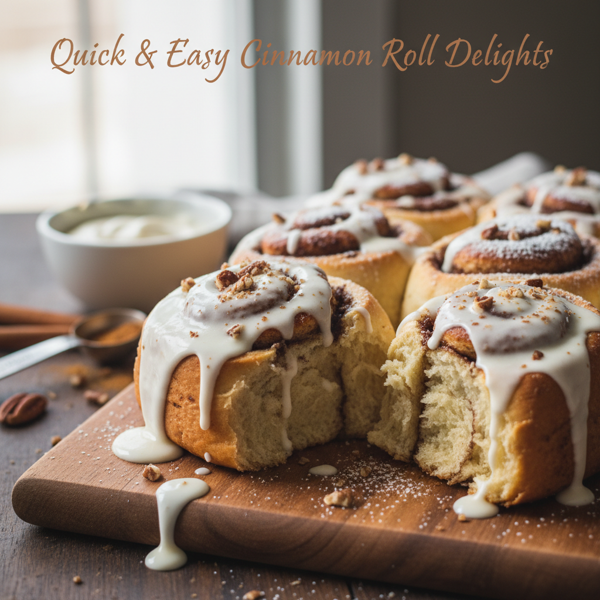 Quick and Easy Cinnamon Roll Delights recipe
