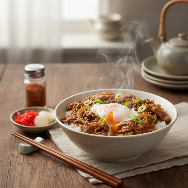 Quick and Easy Gyudon Delight recipe