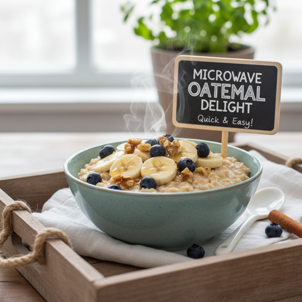 Quick and Easy Microwave Oatmeal Delight recipe