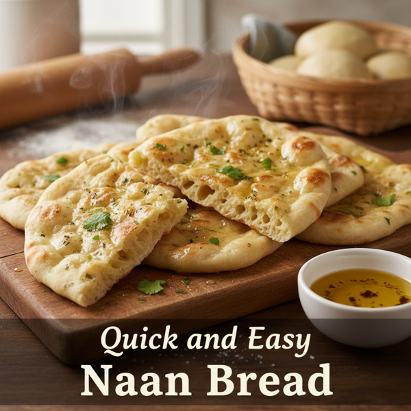 Quick and Easy Naan Bread recipe