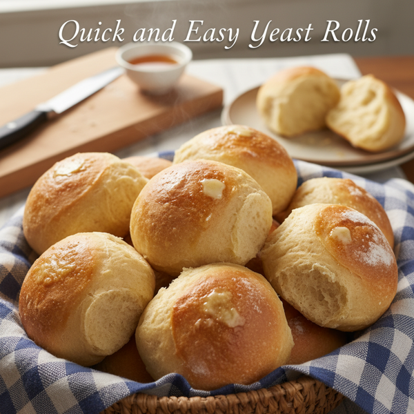 Quick and Easy Yeast Rolls recipe
