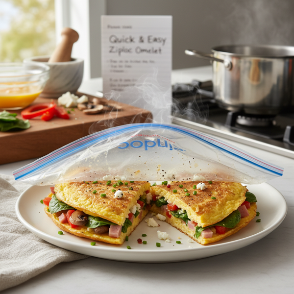 Quick and Easy Ziploc Omelet recipe
