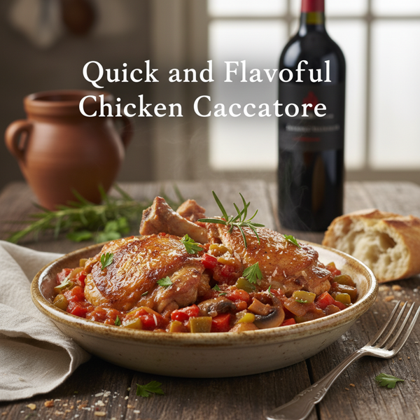 Quick and Flavorful Chicken Cacciatore recipe