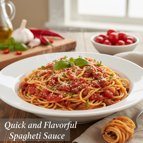 Quick and Flavorful Spaghetti Sauce recipe
