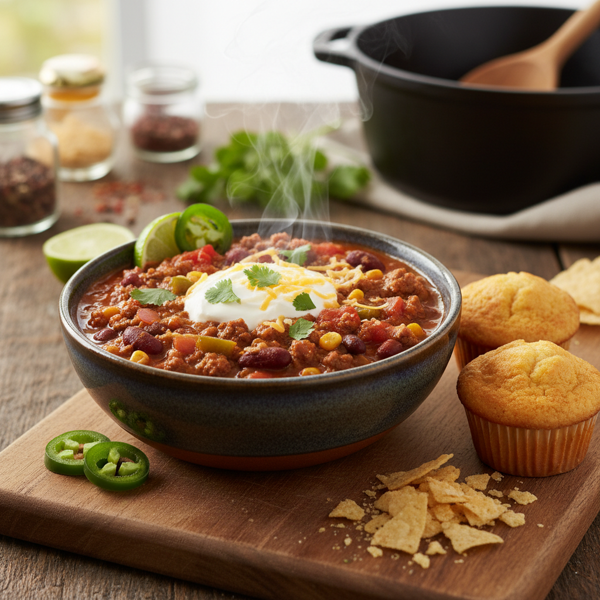 Quick and Hearty 15-Minute Chili Delight recipe