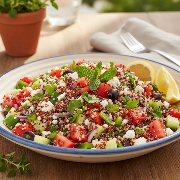 Quinoa Mediterranean Salad recipe
