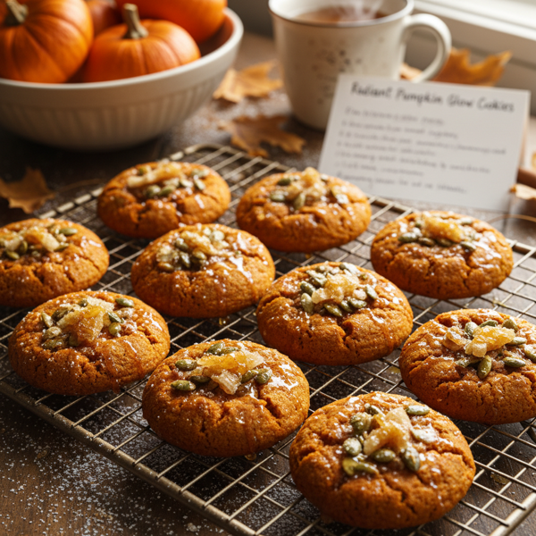 Radiant Pumpkin Glow Cookies recipe