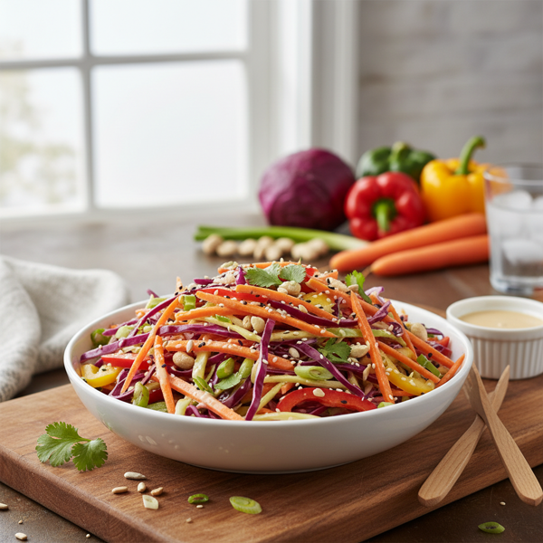 Rainbow Crunch Coleslaw recipe