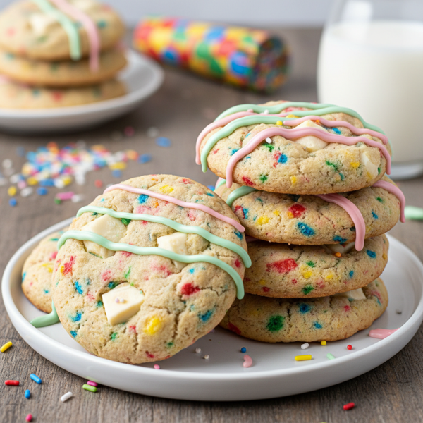 Rainbow Delights: Funfetti Celebration Cookies recipe