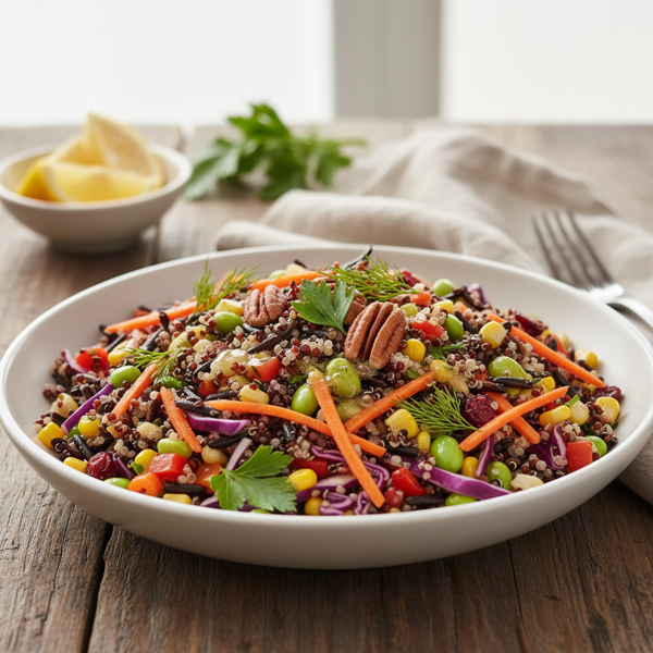 Rainbow Wild Rice Medley recipe