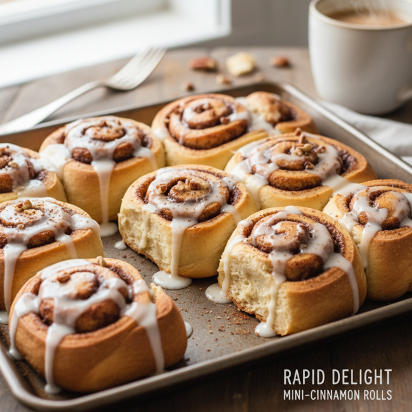 Rapid Delight Mini-Cinnamon Rolls recipe