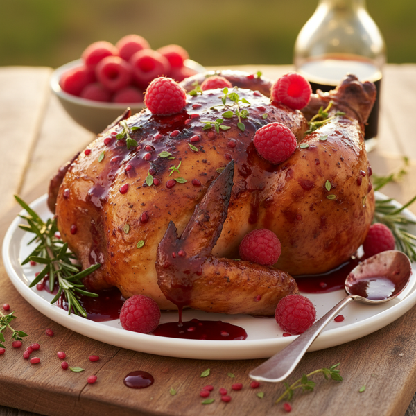 Raspberry Balsamic Glazed Chicken recipe