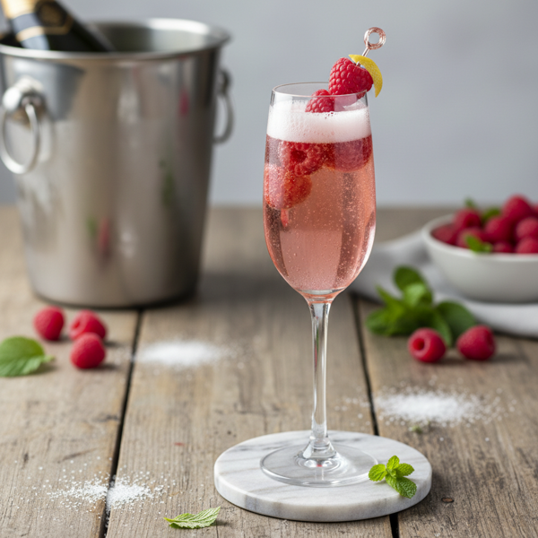 Raspberry Champagne Fizz recipe