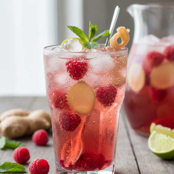 Raspberry Ginger Fizz recipe