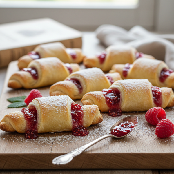Raspberry Jam Crescent Bites recipe