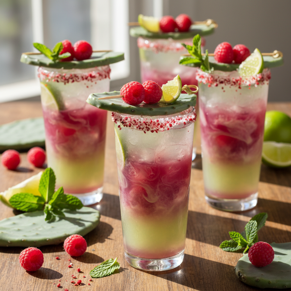 Raspberry Lime Cactus Coolers recipe