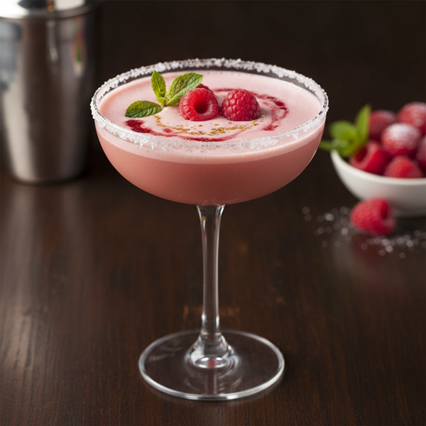 Raspberry Velvet Martini recipe