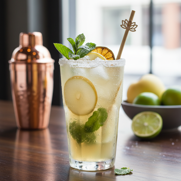 Refreshing Asian Pear Mojito Delight recipe