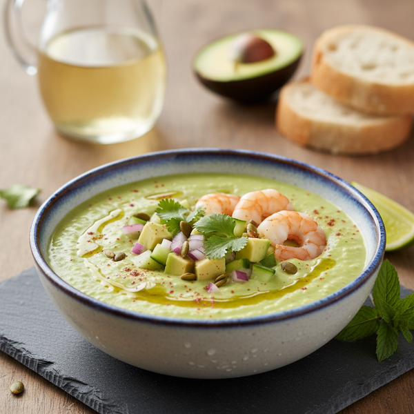 Refreshing Avocado Gazpacho recipe