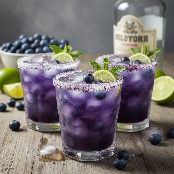 Refreshing Blueberry Lime Margaritas recipe