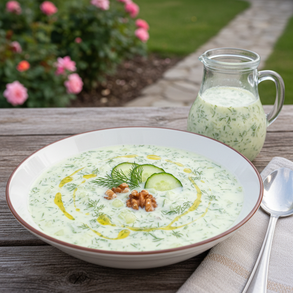 Refreshing Bulgarian Tarator Soup recipe