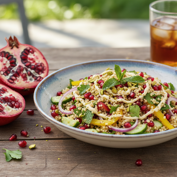 Refreshing Bulgur and Pomegranate Salad recipe
