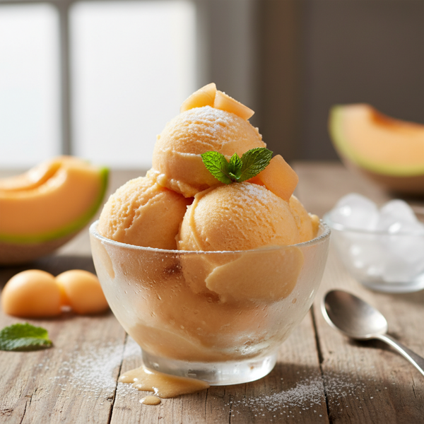 Refreshing Cantaloupe Sorbet recipe