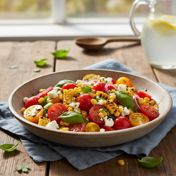 Refreshing Cherry Tomato and Corn Salad recipe